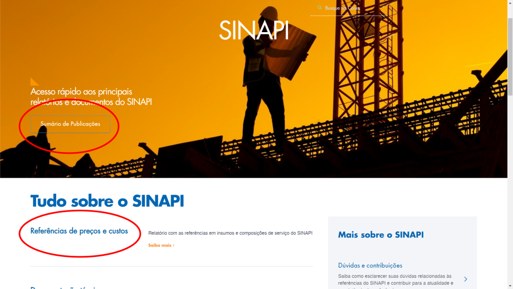 SINAPI: como usar em um orçamento de obras de construção